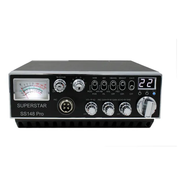 Radio De Banda Civil Ranger Ss148pro 400w Mr X Cb Shop Bandas De Frecuencia 25000 A 29000 Color Negro
