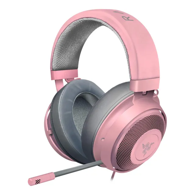 Auriculares Gaming Ligero Mic Retráctil Rosado Razer Kraken