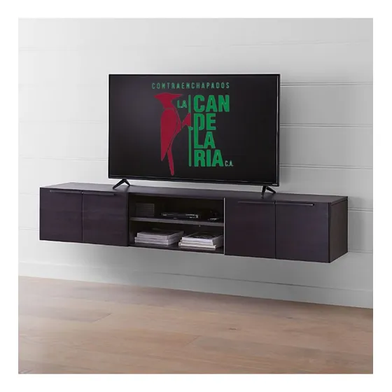 Centro De Entretenimiento Para Tv Moderno Minimalista 