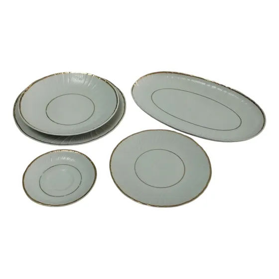 Vajilla De 6 Puestos 24 Platos Y 1 Bandeja Para Servir