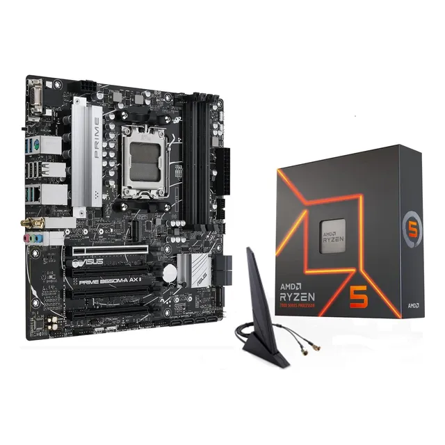 Micro Center Procesador Amd Ryzen 5 9600x Con Paquete De