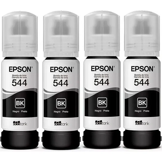 Epson T544 Color de la tinta negro 65ml kit 4 unidades