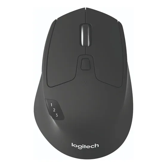 Mouse Triathlon M720 Inalámbrico Multidispositivo Logitech Color Negro
