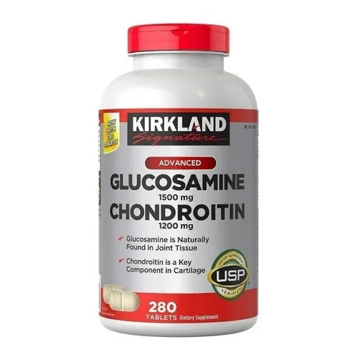 Glucosamina 1500 Mg & Condroitina 1200 Mg -280 Tab, Kirkland Sabor Neutro