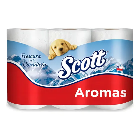 Scott Aromas 6 Rollos Doble Hoja X 21 Mts | Cuotas sin interés