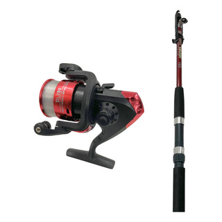 Kit Pesca Amador 1 Vara Telescópica 165cm + 1 Molinete Kit Pesca Amador 1 Vara Telescópica 165cm + 1 Molinete