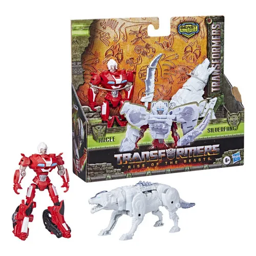 Figura De Acción Transformers Combiners Arcee Y Silverfang