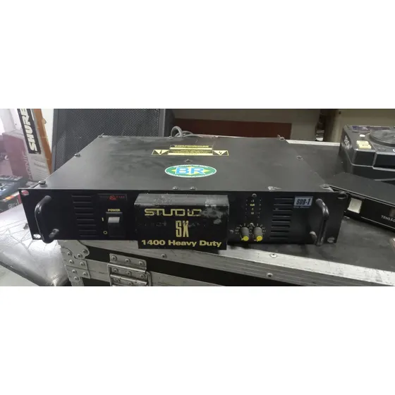 Potencia Studio R  Sx 1400 Heavy Duty Ja Com Placa De Sub