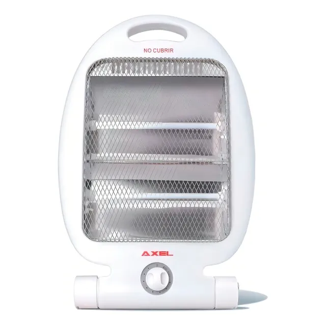Estufa Halogena Infrarroja Axel Axci1000 1000w 2 Niveles Color Blanco
