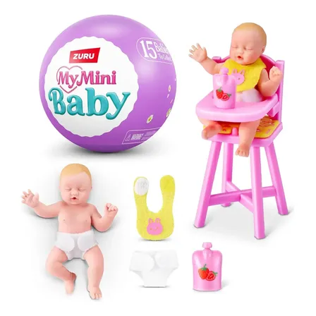 My Mini Baby Bebé Miniatura Realista Y Accesorios Coleccionable