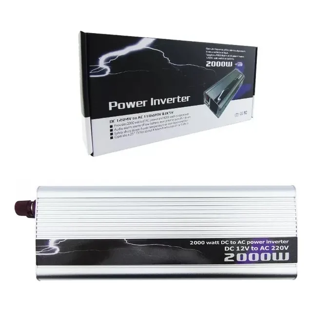 Inversor De Voltaje Power Inverter 12v a 220v 2000w