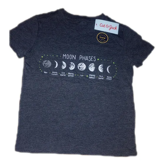 Franela  Moon Phases Talla Xs (4/5 Importada Cat & Jack