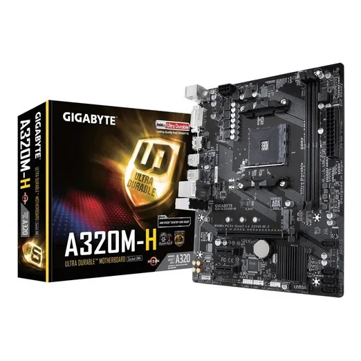 Motherboard Gigabyte Am4 A320m-h Hdmi/dvi-d Bios Actualizada