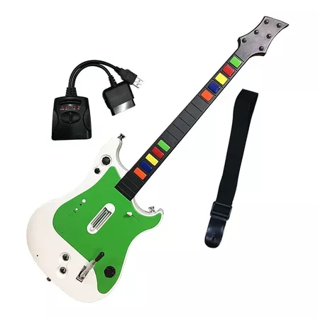 Guitarra 5 En 1 Inalambrica Ps2/ Ps3/ Xbox 360/ Wii/ Pc