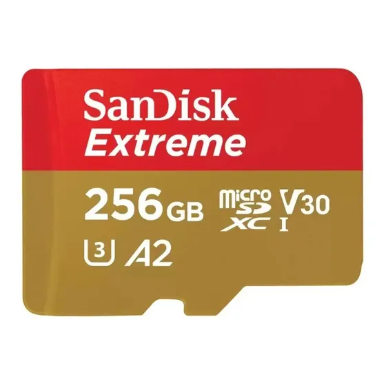 Memoria Sandisk Extreme Microsd 256gb V30 4k 190mb\u002Fs | Cuotas sin interés