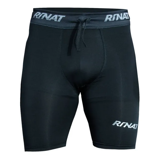 Calza Rinat Futbol Hombre Corta Under Plus Negro - Menpi