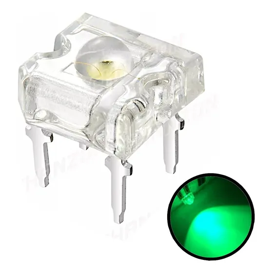 ((( 10 Peças ))) Led Piranha 5mm 6v 120 Graus Várias Cores