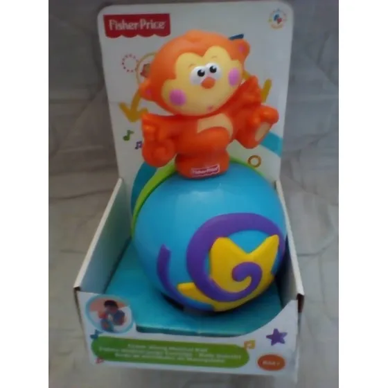 Juguete Pelota Mono Musical Juega Conmigo Fischerprice