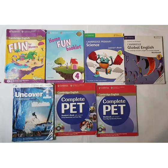 Lote Com 7 Livros De Inglês Cambridge - Usados