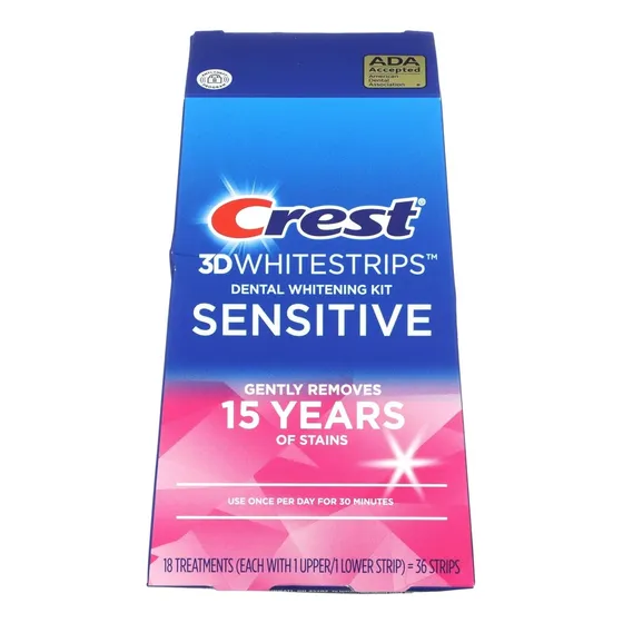 Crest 3d Whitestripes Kit 36 Tiras Nivel 15 Sensitive
