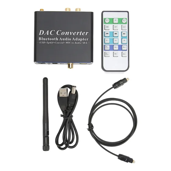 Conversor Dac Digital Coaxial Spdif Óptico Profissional
