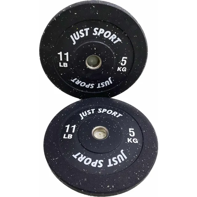 Par Discos Olímpicos De Goma 5 Kg Importados Crossfit Gym 