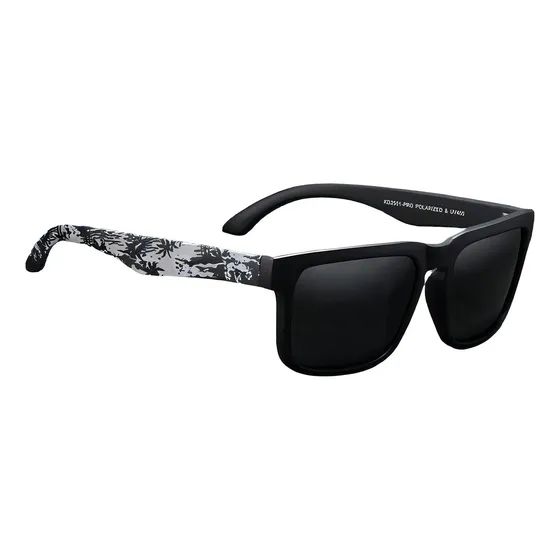 Óculos De Sol Kdeam Esportivo Surf Polarizado Varias Cores Cor Preto Cor Da Lente Preto