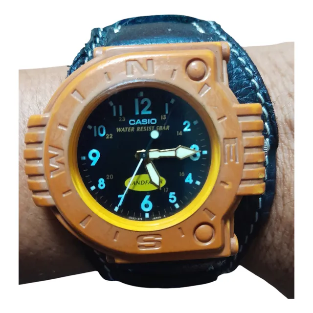 Reloj Casio Landfarer Japan Vintage 1990s Muy Raro Colección
