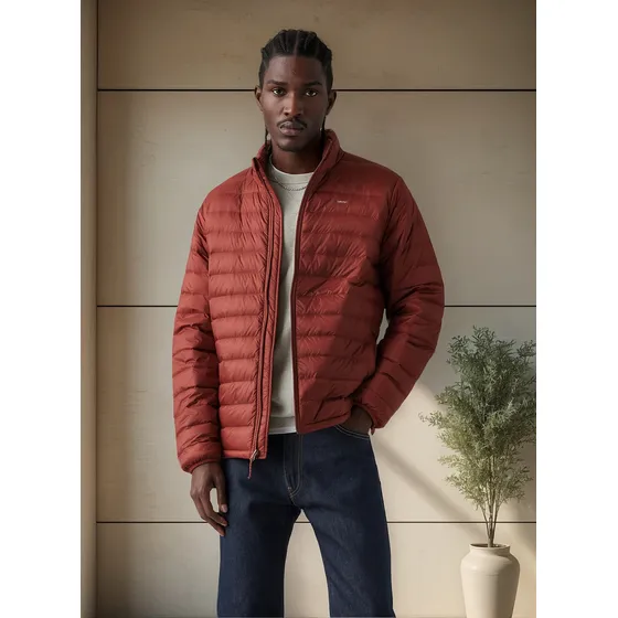 Casaca Hombre Tobal Down Packable Rojo Levis A8567-0003