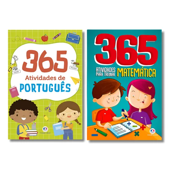 Kit 365 Atividades: Português + Matemática -  Infantil 