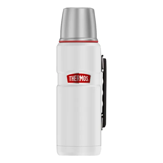 Termo Acero 1.2 Lts Marca Thermos King Hts Color Blanco
