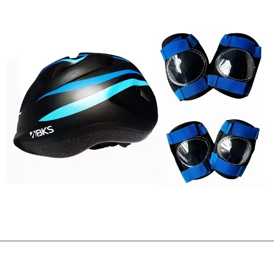 Kit De Protección Bks Para Niño Casco Codera Y Rodillera