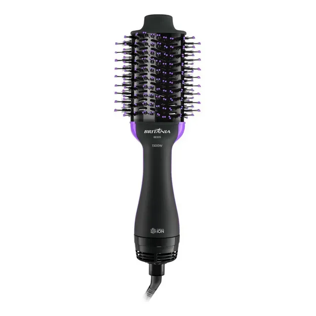 Escova Secadora Britânia 4 Em 1 Bes35 1300w Cor Preto