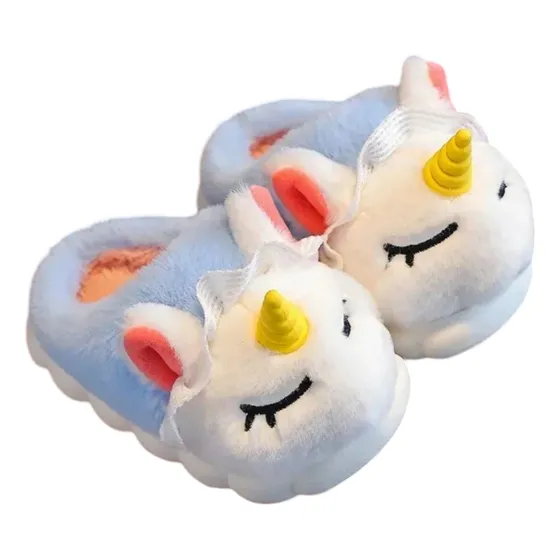 Pantuflas Diseño Unicornio Para Niñas