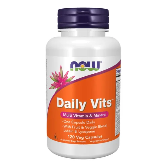 Suplementa Now Foods Daily Vits Con Fruta Y Verdura, 120 Cáp