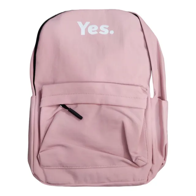 Mochila Rosa + Monedero De Regalo Yes