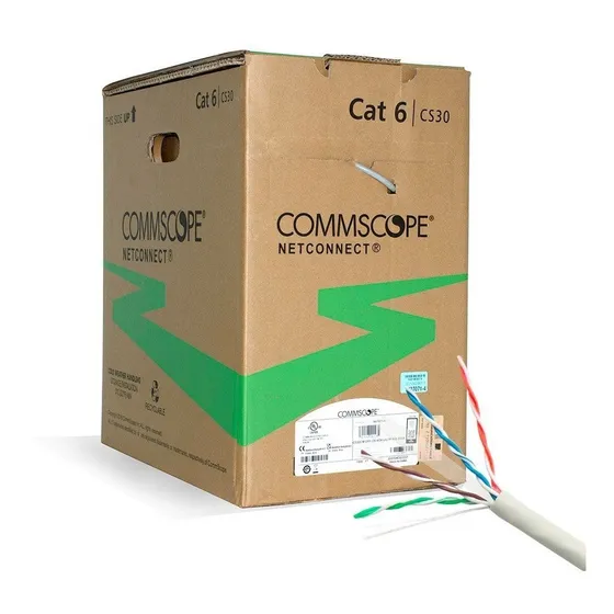 Cable De Red Utp Cat6 Amp Commscope Caja Bobina X 305mts