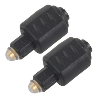 2 Miniadaptadores De Audio Óptico De 3,5 Mm Hembra A Digital 2 Miniadaptadores De Audio Óptico De 3,5 Mm Hembra A Digital