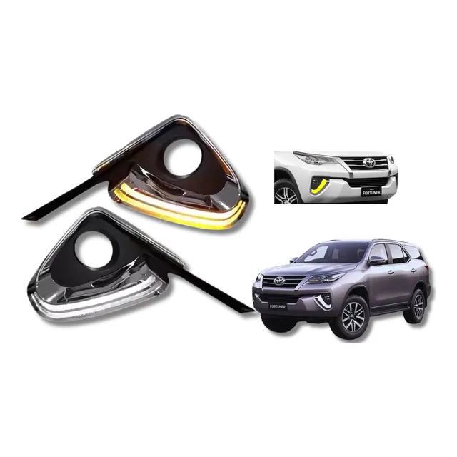 Bisel Led Para Halogenos/neblineros Toyota Fortuner 2016