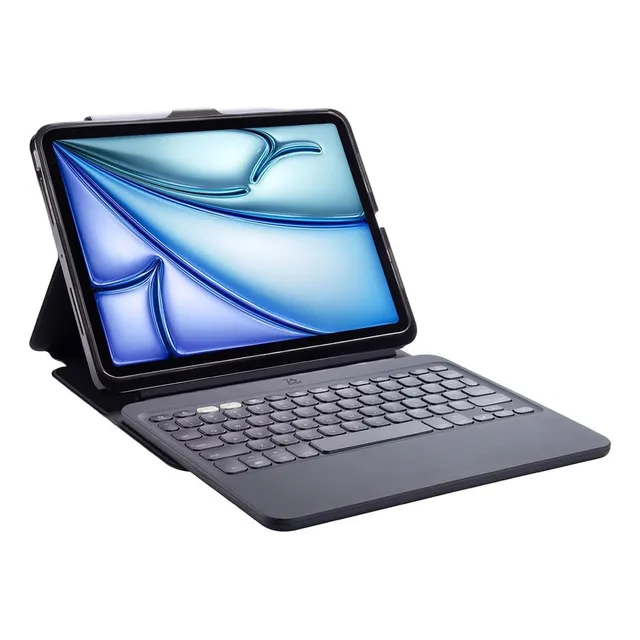 Teclado con estuche Zagg Desmontable para iPad Air 11 color negro