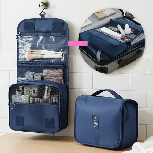 Necessaire Kipling Jaconita Blue Geo Print | MercadoLivre