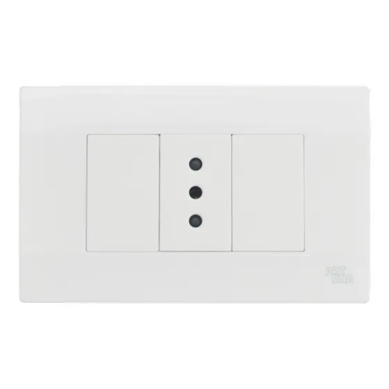 Tomacorriente Simple 10a 250v K Ac Blanco