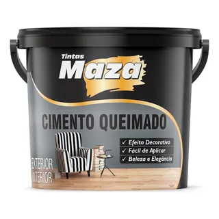 Tintas Maza Cimento Queimado Interior Exterior Balde 5,6kg - Cor Original Tintas Maza Cimento Queimado Interior Exterior Balde 5,6kg - Cor Original