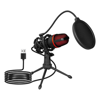Micrófono Usb Me4 Para Juegos Pc Rgb TriPod Computadora Micrófono Usb Me4 Para Juegos Pc Rgb TriPod Computadora