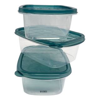 Set De 3 Topper Recipiente Contenedor Alimentos 1000ml C/u Set De 3 Topper Recipiente Contenedor Alimentos 1000ml C/u