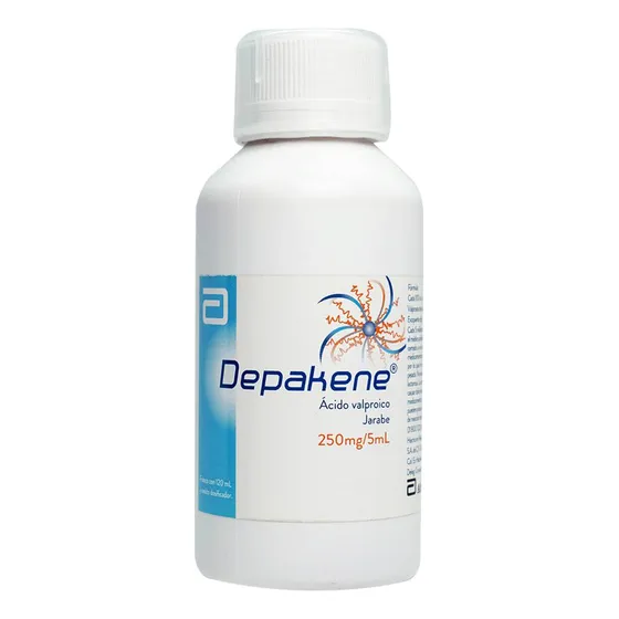 Depakene Jarabe 250 Mg/5 Ml, 1 Frasco 120 Ml + Vaso Dosificador