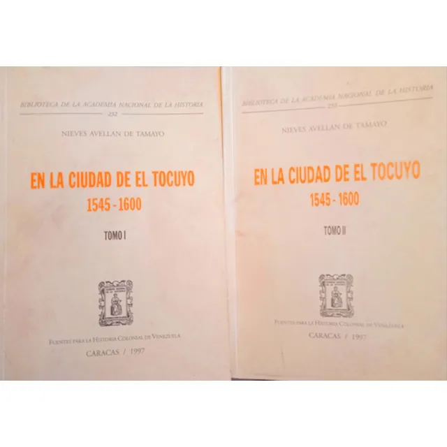 Historia Cultura Pobladores Y Moradores Del Tocuyo 1545-1600