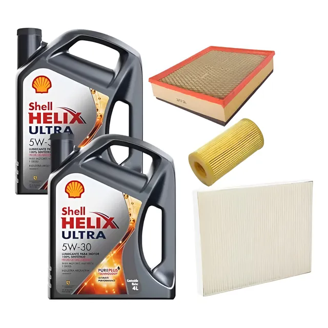 Kit Service Vw Amarok V6 3.0 + Aceite Helix Ultra 5w30