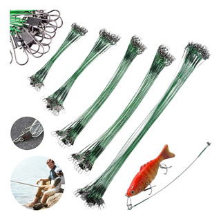 150pcs Lideres Acero Con Destorcedor Y Seguro Pesca 150pcs Lideres Acero Con Destorcedor Y Seguro Pesca