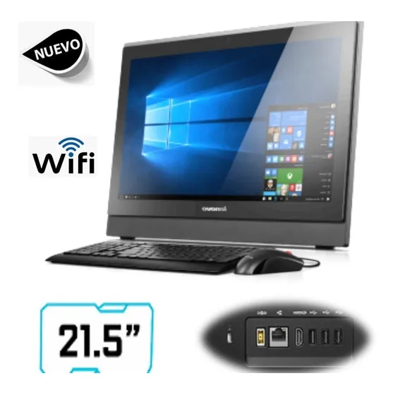Computador Lenovo Nueva Completa Con Pantalla  21,5 Led